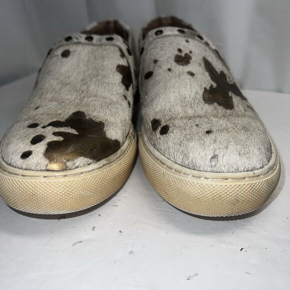Chocolat Blu Neve Cowhide Design Brown Tan Shoe Size 7.5 - Picture 6 of 10